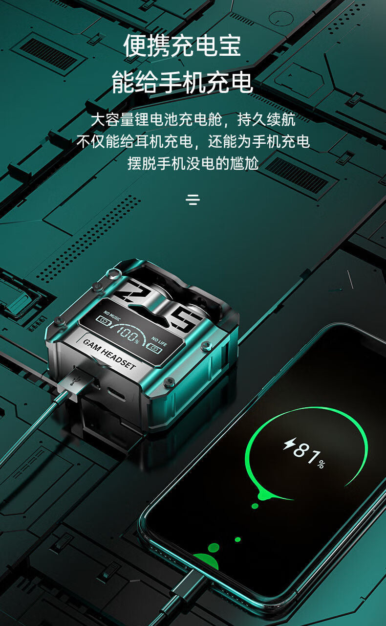 Earbuds M25Wireless Gaming Bluetooth Headset E-Sports2025New High-Quality Sound for Gaming iOS Android Connect