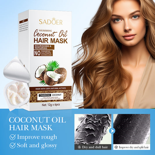 Full English Coconut Oil Body Care Set SADOER Smooth, Soft, Moisturizing, Clean Cross-Border Wholesale