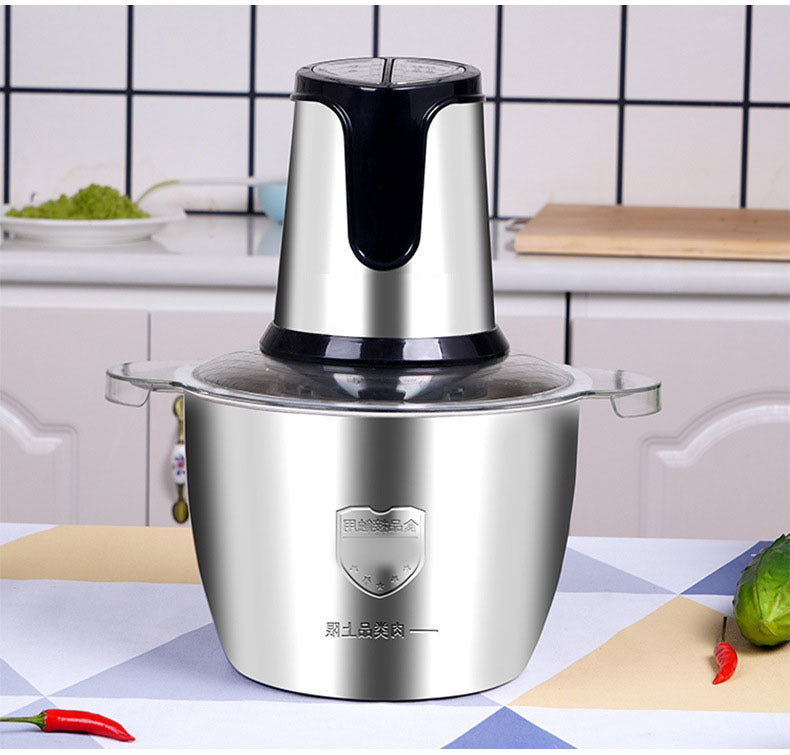 Manufacturer Wholesale Household Meat Grinder Kitchen High-Power Meat Mincer Electric Meat Chopper Garlic Paste Blender Food Processor