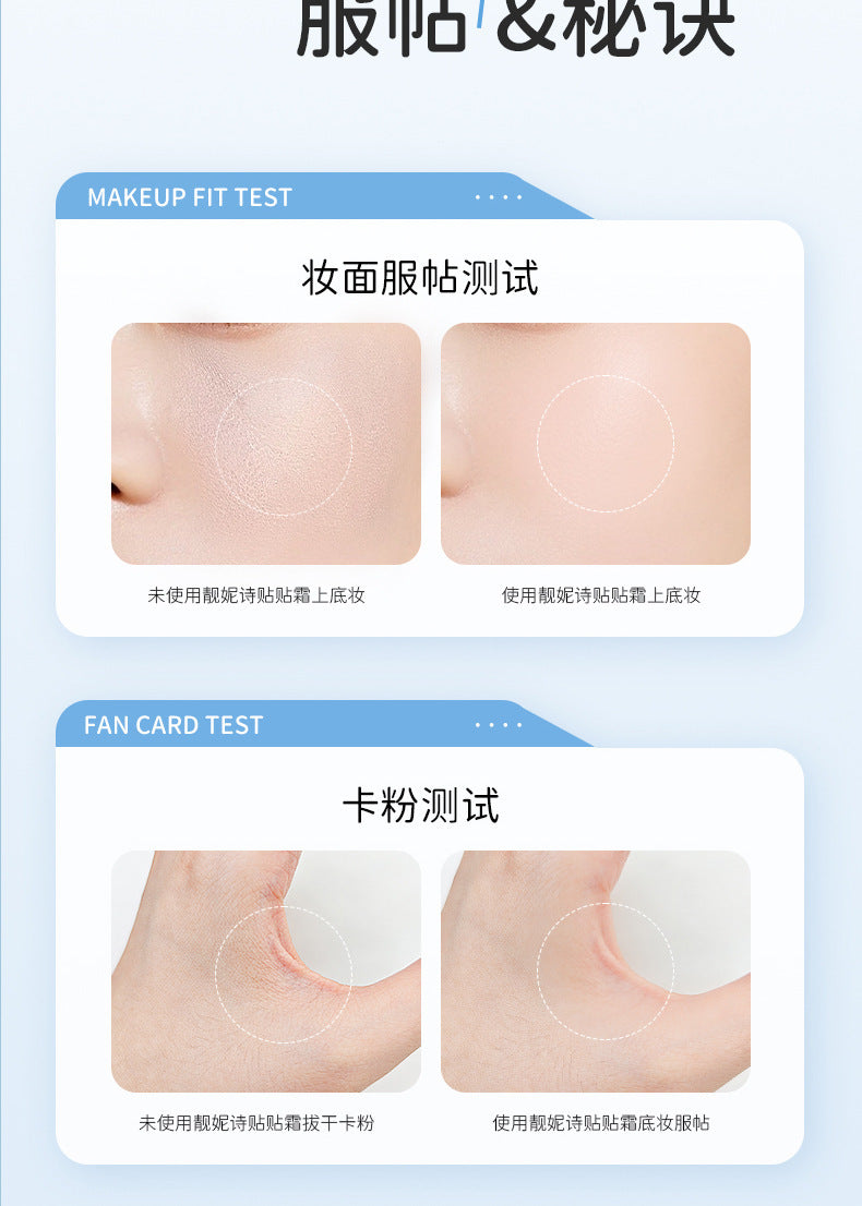 Liangni Shi Ice Feel Patch Face Cream Clear Isolation Moisturizing Primer Nourishing Invisible Pores Smooth Base Makeup2452