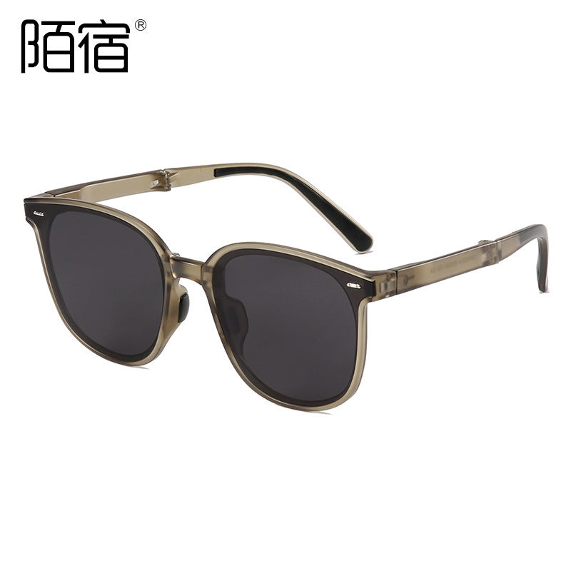 TRP20314Wood Nine10Yes Folding Polarized Sunglasses Flat Nylon1.5Sunshade and Sun Protection Portable Sunglasses