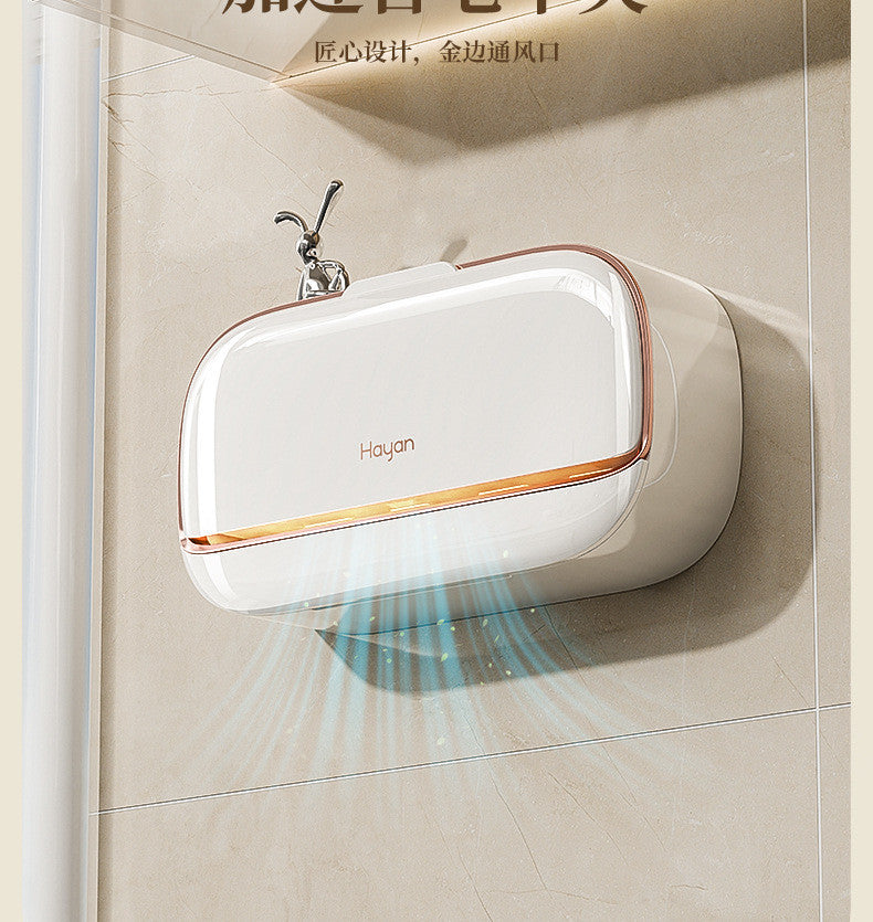 Cross-Border Hot-Selling Soap Holder Wall-Mounted Light Luxury Soap Holder Rack No-Drill Soap Box Draining Laundry Soap Box Convenient