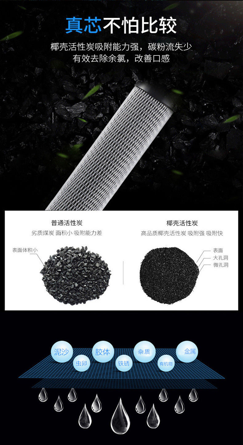 Yikai Steve Household Kitchen Filter Stainless Steel Countertop Direct Drinking Water Purifier Faucet Filter