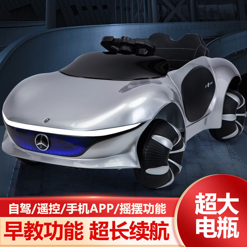Children's Electric Car Baby Kids Children's Car Baby Boy Girl Remote Control Car Electric Toy Car Can Sit On