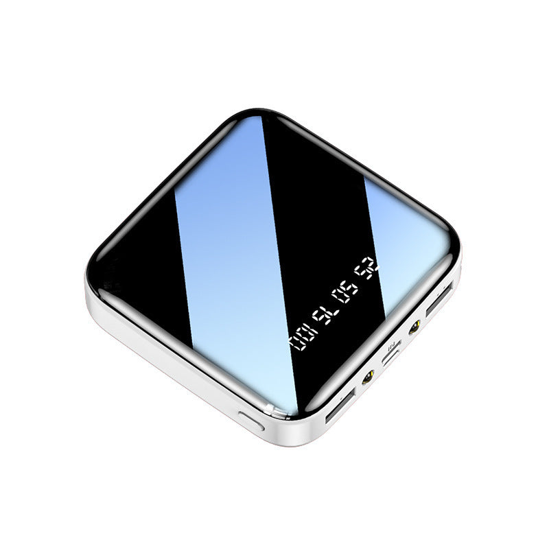 3C Certified Cross-Border Mirror Mini Power Bank20000mAh Portable Power Bank Gift Printing logo