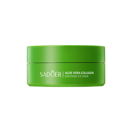 Aloe Vera Eye Mask80g Collagen Hydrating Moisturizing Improves Dark Circles Eye Lines Eye Bags Factory Wholesale