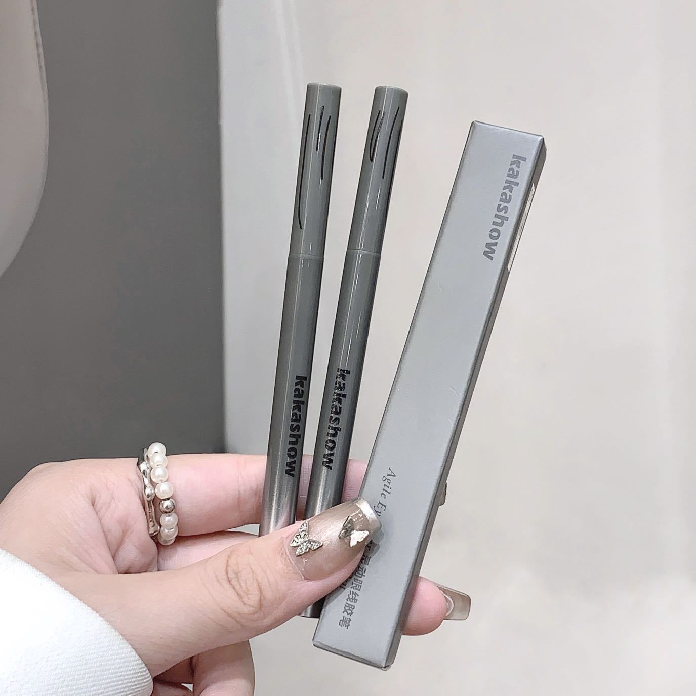 kakashow Smart Blade Eyeliner Gel Long-lasting Color Natural Eye Makeup Waterproof Sweat-proof Smudge-resistant C415