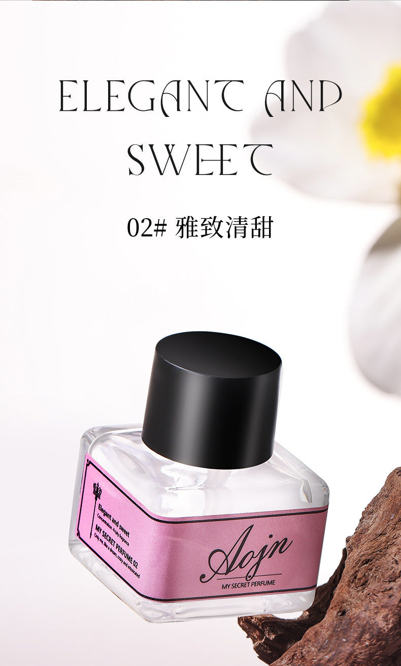 AOJN Secret Perfume Violet Whisper Garden Girl Natural Long-lasting Light Fresh Woody Fragrance