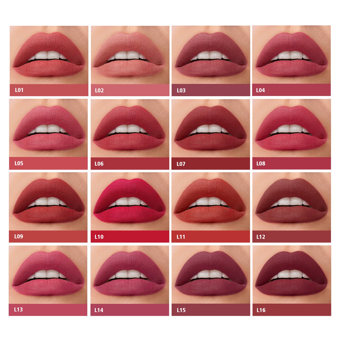 Langmanni16Lip Gloss Set Matte Velvet Four-Pack Lip Gloss Set