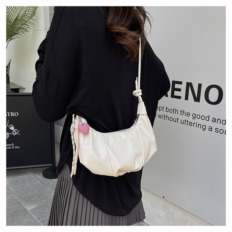 High-end Underarm Bag for Women2025New Trendy Fashion Versatile Casual Single Shoulder Bag Crossbody Dumpling Bag