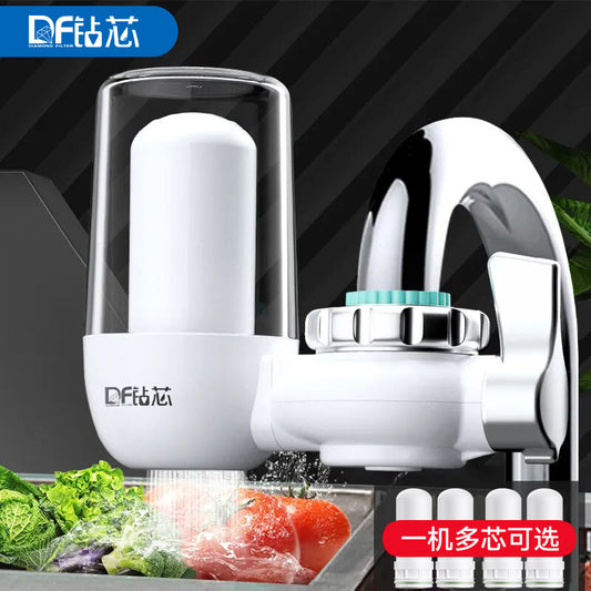 Faucet Water Purifier Water Filter Kitchen Tap Water Filter Direct Drinking Single Outlet Ceramic Filter Cartridge Wholesale