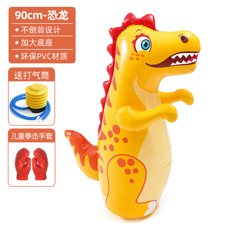 Inflatable Punching Bag Punching Column Standing Sandbag Adult Home Training Equipment Children's Equipment