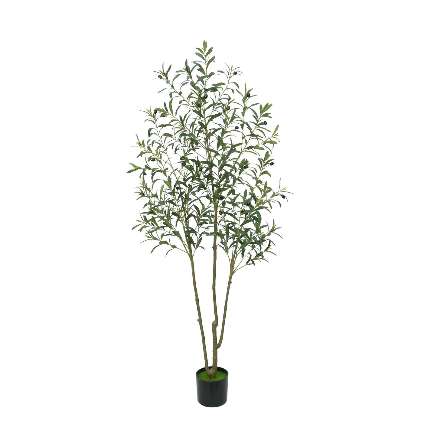 Artificial Plants Amazon Foreign Trade Wholesale Fake Tree Potted Artificial Olive Tree Indoor Large Green Plant Floor Ornament