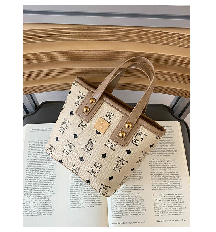 Large Capacity Stylish Versatile Korean Version ins Women's Bag2025New fashionable and high-end one-shoulder tote bag