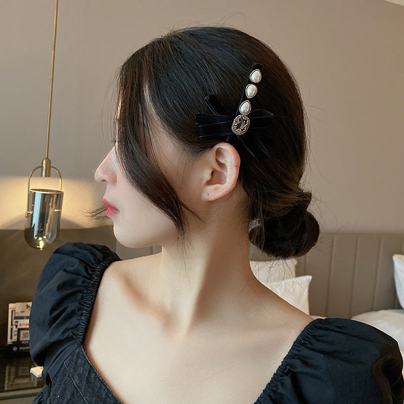 Pearl Large Star Clip Hair Clip Korea ins Fashionable Light Luxury Shark Clip Hair Claw Back of Head Side Hair Accessory for Women