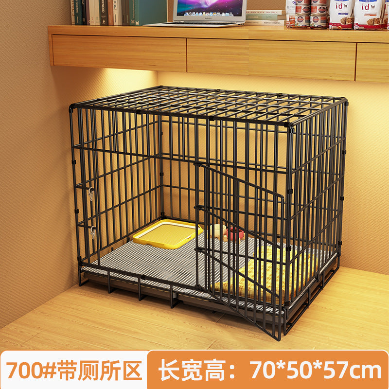 Pet Fence Dog Cage Small Dog Household Indoor Fence Space-Saving Dog House Dog Bed Toilet Cat Cage Cat Villa