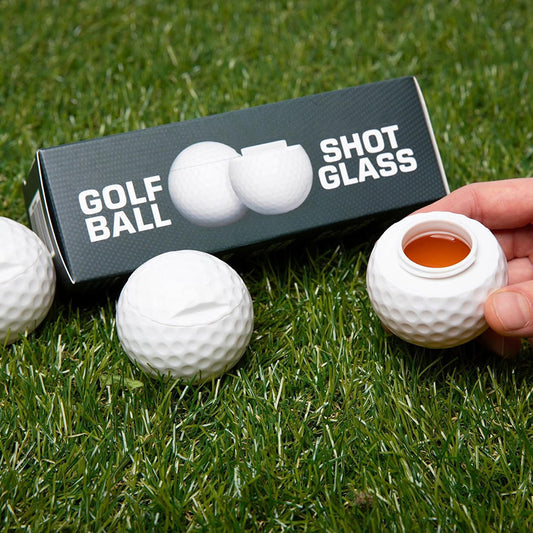 In Stock Amazon New Arrivals Golf Ball Shaped Shot Glass Outdoor golf ball-shaped cup