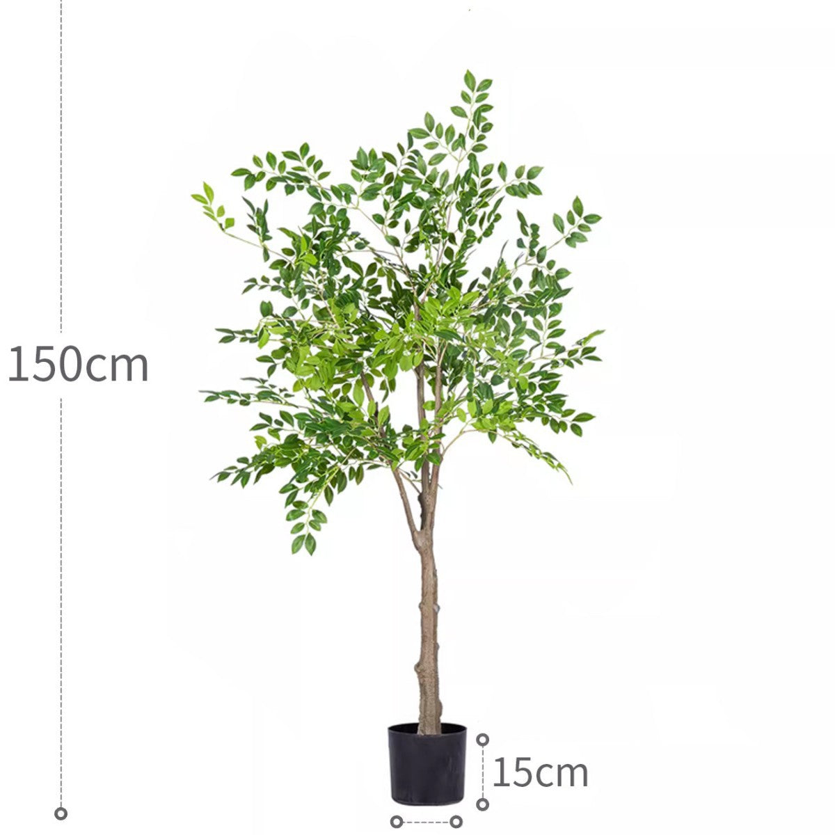 High-End Artificial Green Plant Elm Money Tree Banyan Tree Large Floor Plant Indoor Living Room Atmosphere Fake Tree Landscaping Decoration