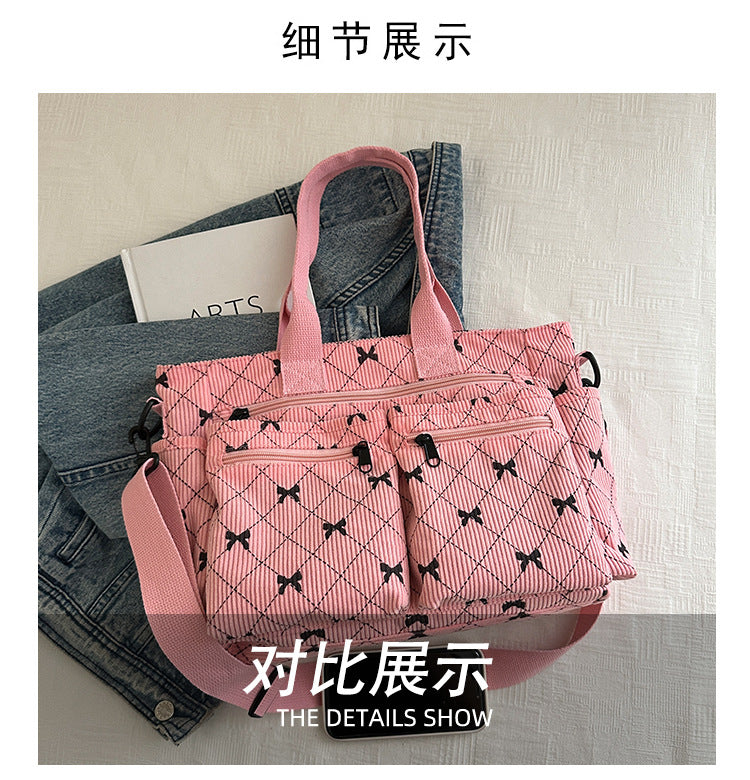 2025Summer New Simple Fashion Underarm Tote Bag This Year's Trendy Retro Commuter Shoulder Bag for Women