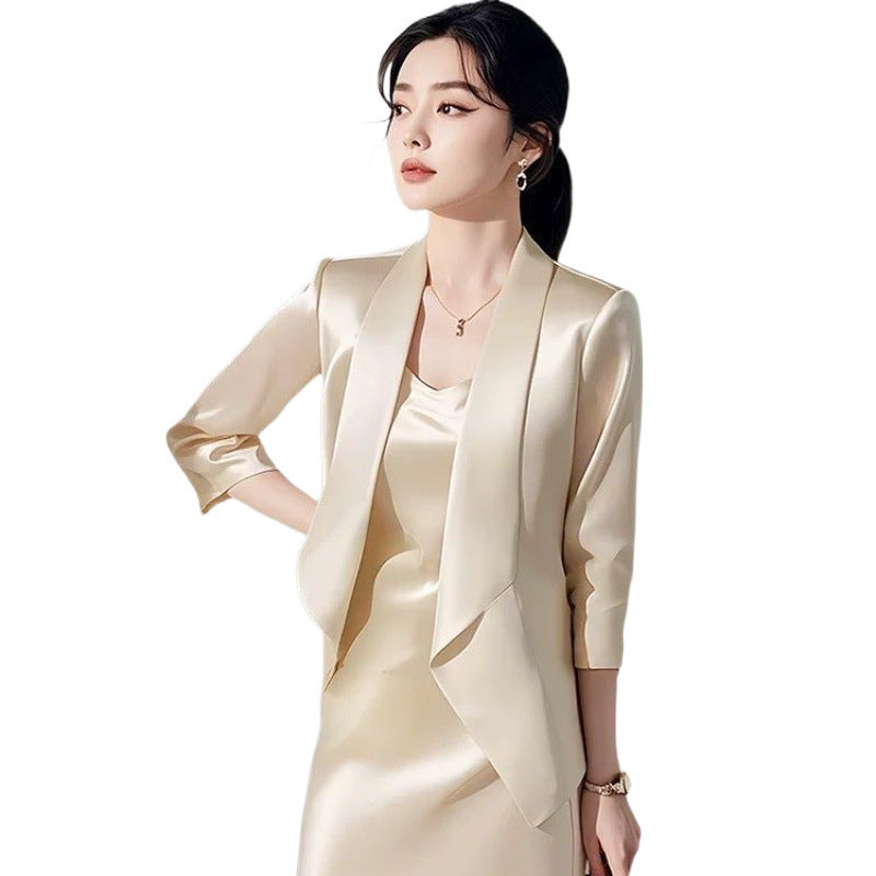 Single/Suit Early Autumn New Women's Suit Set Feminine Blazer and Camisole Dress Two-Piece Wholesale