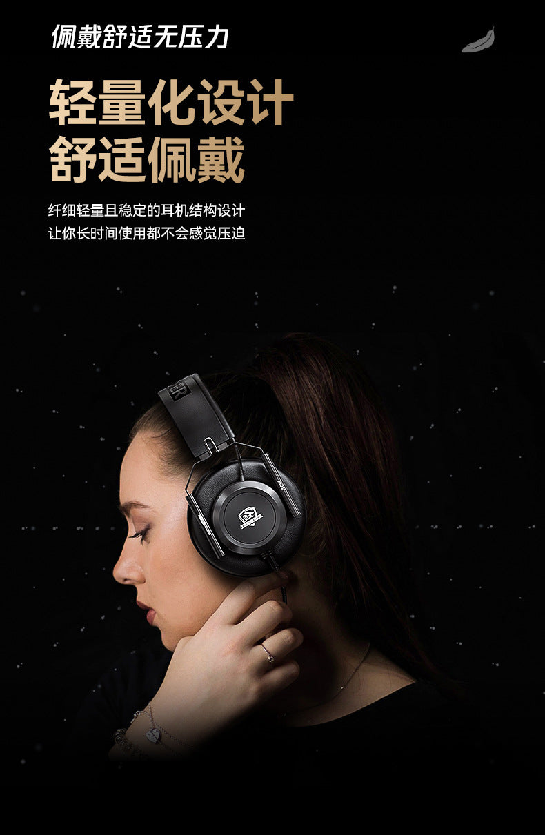New Wolfhunter Model JT01x Over-Ear Monitoring Headphones Entry-level Movie Music Foldable Private Model Headphones In Stock