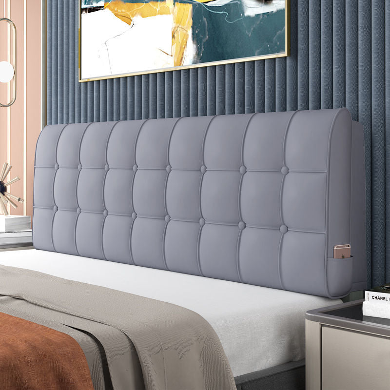 Headboard Cushion Full Cover Cushion Soft Cover Light Luxury Pillow Modern Tatami Simple Self-Adhesive Anti-Collision Head Fixation