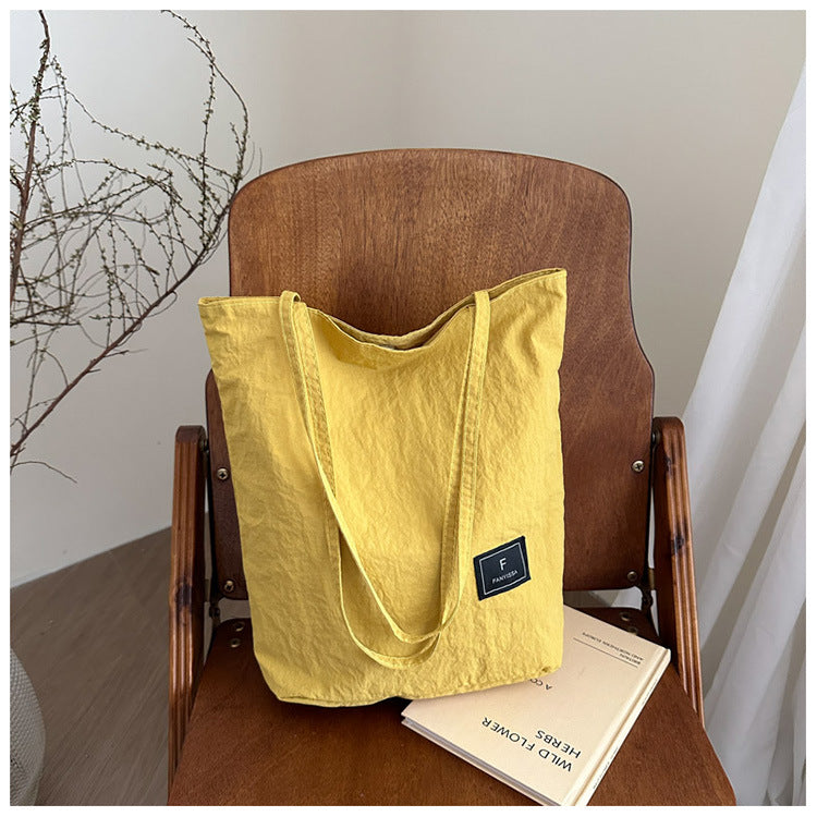 Foreign Trade New Solid Color Women's Bag Wholesale Large Capacity Women's Shoulder Bag Crossbody Bag ins Fashionable Versatile Commuter Bag