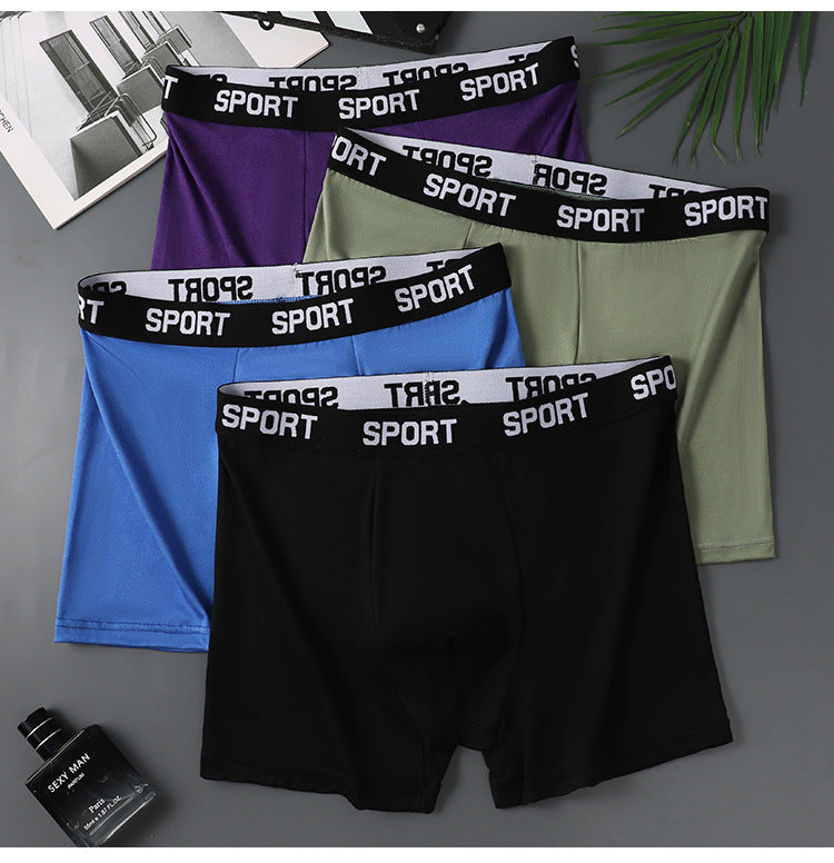 One piece dropshipping sport Men's Sports Underwear Fashionable Comfortable Boxer Briefs Breathable Four-Corner Shorts Wholesale http://detail.1688.com/offer/917246029177.html
