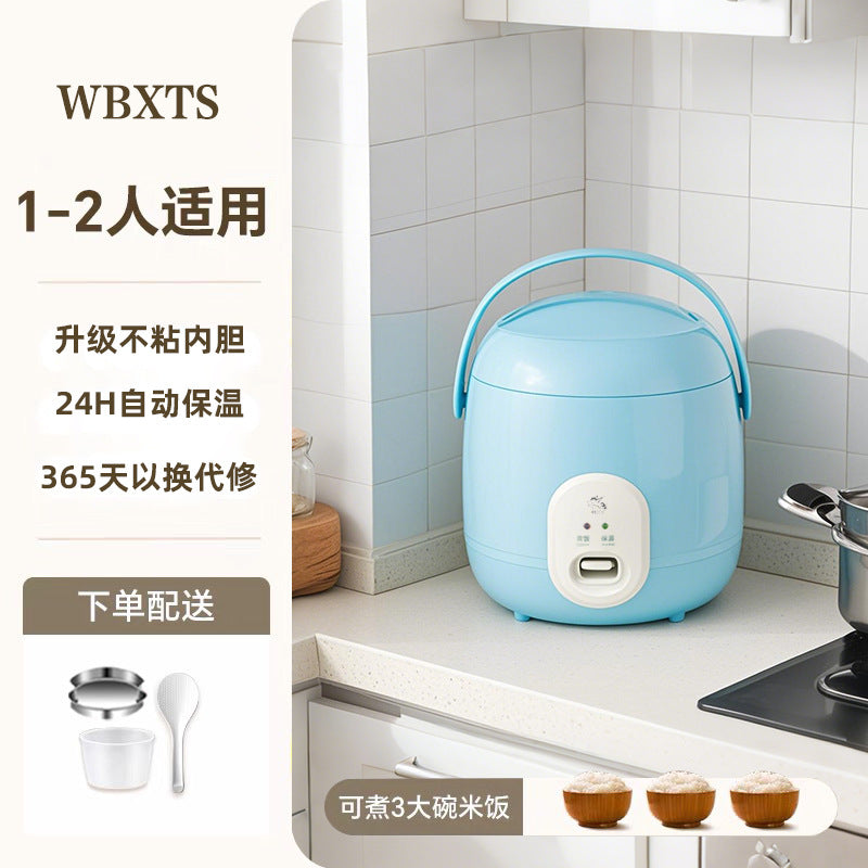 Little Angel Multifunctional Smart Rice Cooker and Soup Maker2-3Mini Rice Cooker for Dormitory and Home Use, Can Cook and Steam