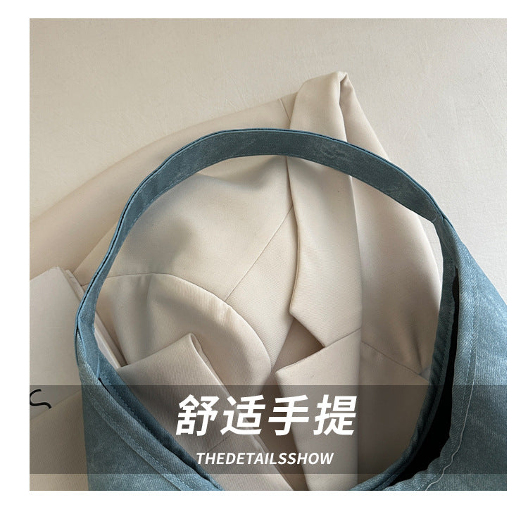 European and American Style Large Capacity Women's Bag2025Summer New Fashionable Single Shoulder Tote Bag Casual Underarm Bag