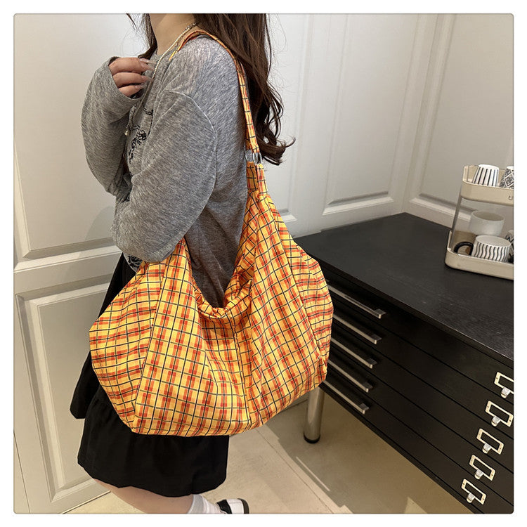 Japanese and Korean Leopard Print ins New Style Single Shoulder Bag Casual Women Versatile Commuting Work Tote Bag Large Capacity Crossbody Bag