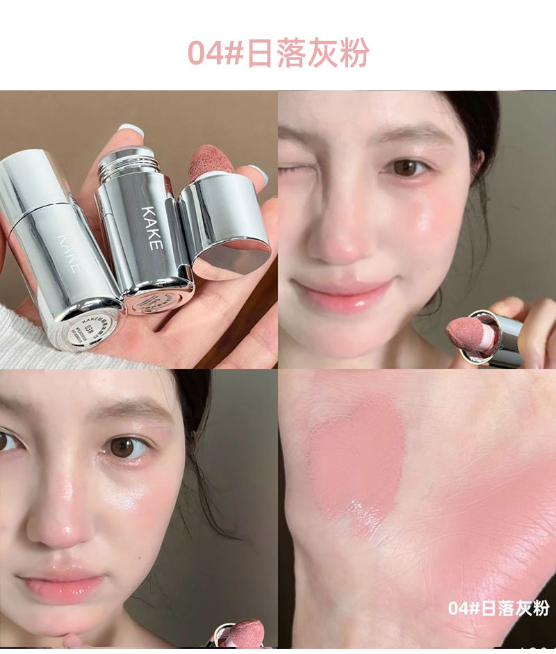 KAKE Velvet Liquid Blush Brightening Natural Korean Style Low Saturation Matte Blush Stick Affordable for Students