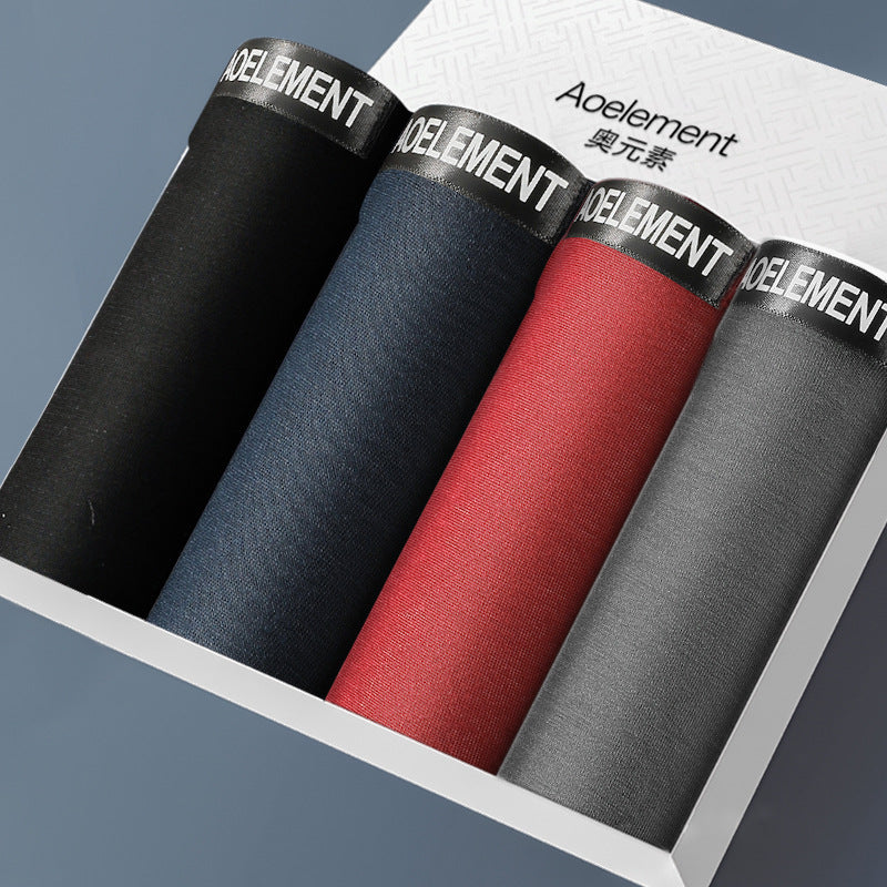Four-Pack Gift Box Men's Wholesale Underwear Men's Boxer Briefs Breathable Youth Triangle Underwear Men's Underwear Wholesale http://detail.1688.com/offer/615341246204.html