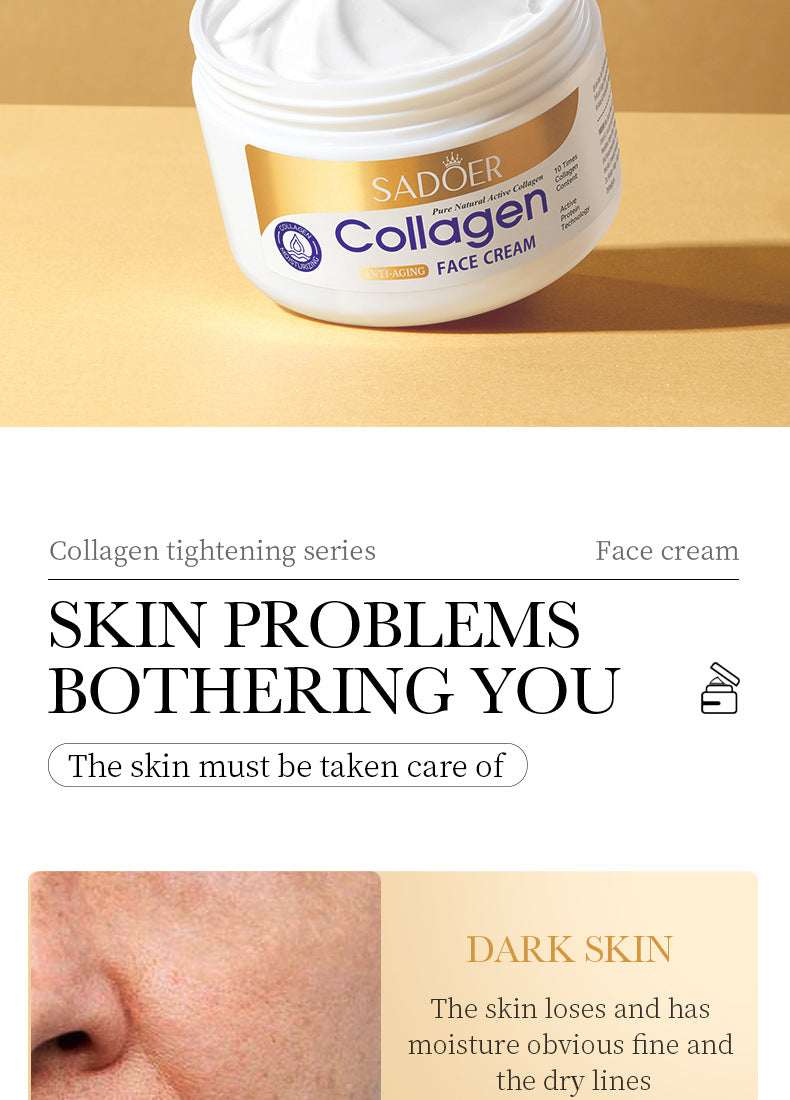 Cross-border Collagen Face Cream100g Hydrating, moisturizing, and rejuvenating skin cream for wholesale export skincare products