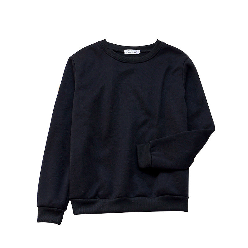 Base Layer Sweatshirt for Women, Autumn and Winter Loose Fit Lazy Style Hoodless Jacket, Thickened Couple Style, Korean Version, Class Uniform Wholesale