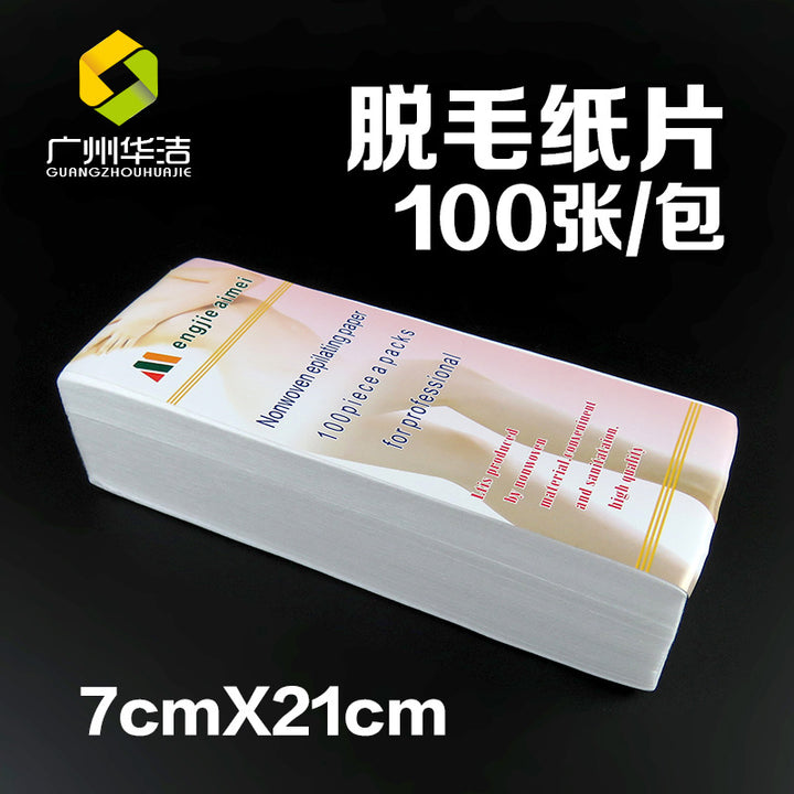 100 pc Salon Non-Woven Wax Strips – __NS 94__fessional Disposable Hair Removal Wax Paper