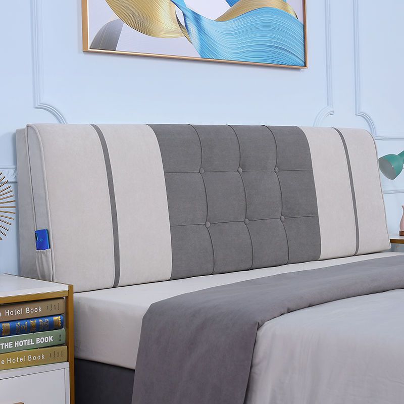 Headboard Cushion Full Cover Cushion Soft Cover Light Luxury Pillow Modern Tatami Simple Self-Adhesive Anti-Collision Head Fixation