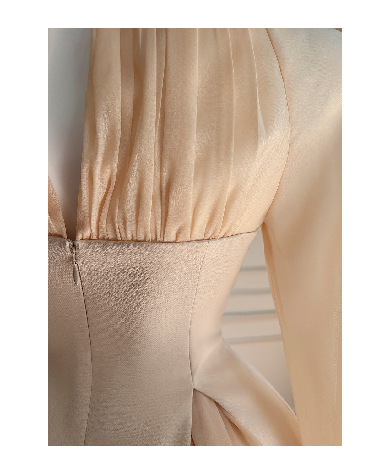 Yige Lila2025Early Autumn New Apricot Waist-Cinching Long Sleeve Coat Paired with Long Skirt 71443+51361