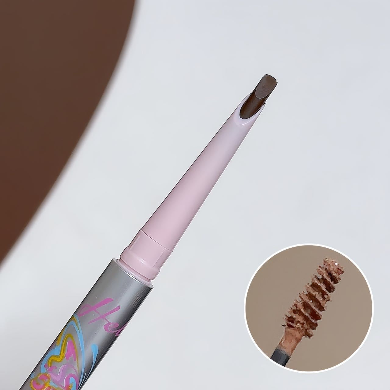 Hello YA Smart Dual-Head Eyebrow Dye Light Color Wild Eyebrow Pencil Natural Waterproof Sweatproof Long-Lasting Non-Fading1205