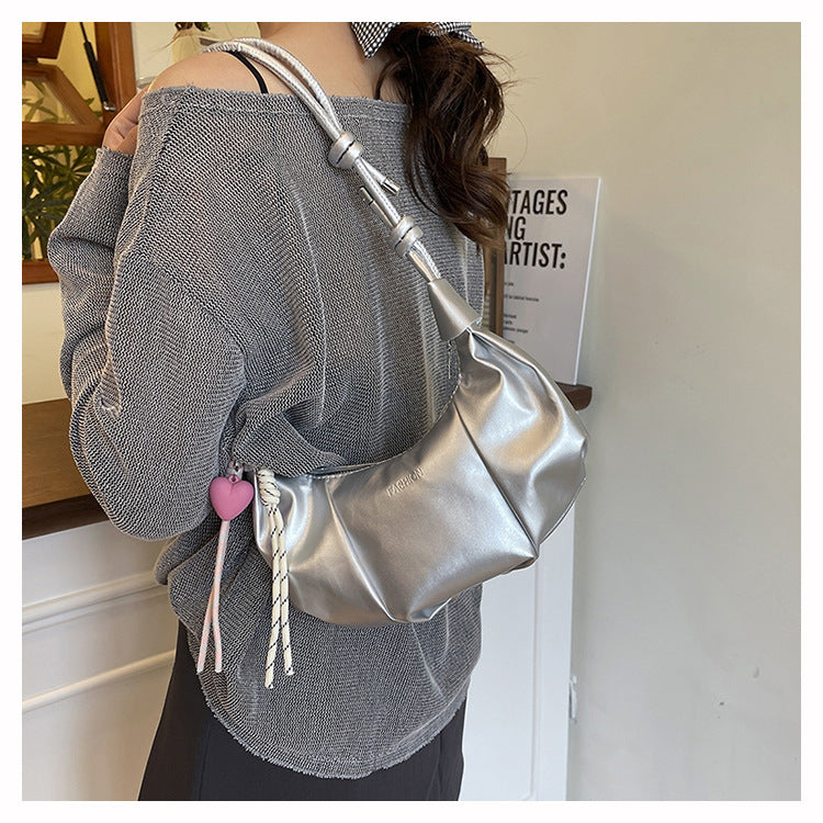 High-end Underarm Bag for Women2025New Trendy Fashion Versatile Casual Single Shoulder Bag Crossbody Dumpling Bag