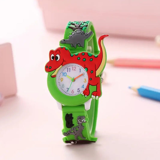 Watch Dinosaur Boys Girls Toddler Silicone Quartz
