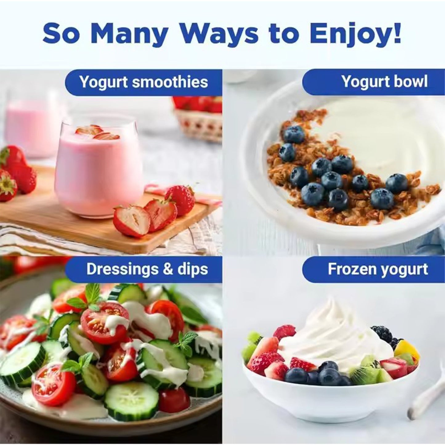 Two Cup Yogurt Maker2L Jam Ice Cream Machine Pudding Breakfast Machine Homemade Yogurt Fermentation Machine YOGURT MAKER