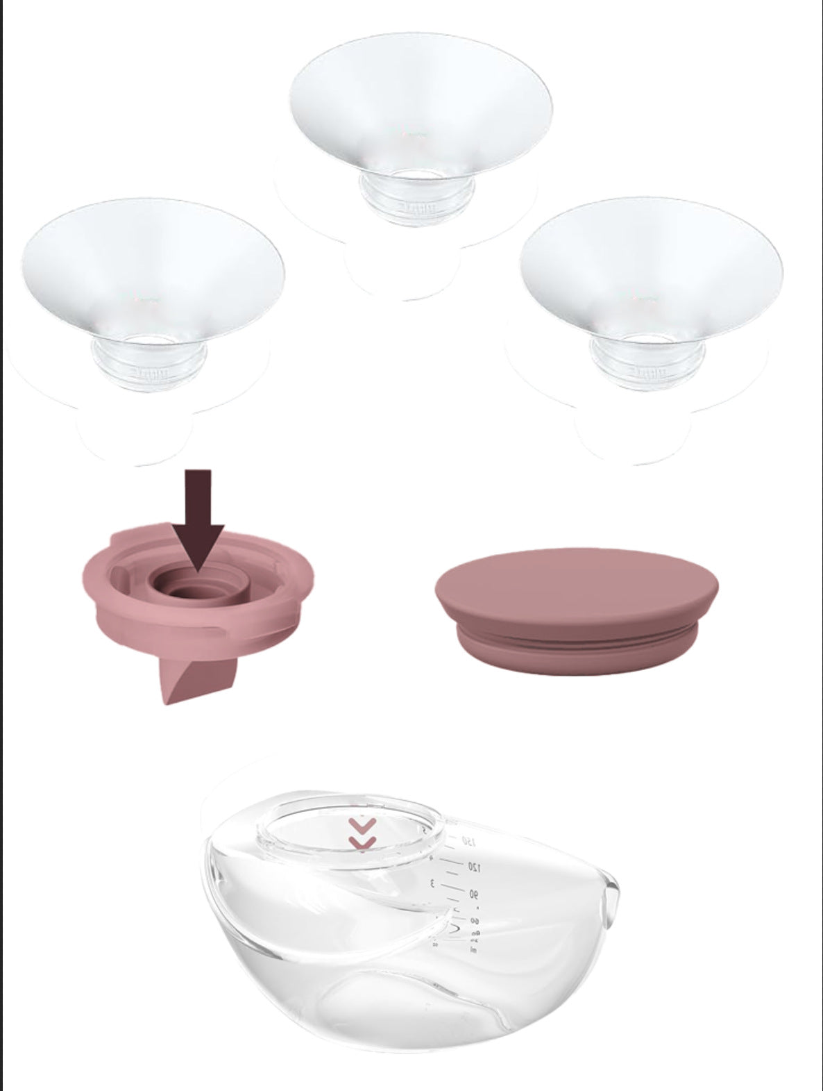 Amazon Bestselling Breast Pump M9Accessories Duckbill Valve Diaphragm Replacement Accessories Momcozy M9