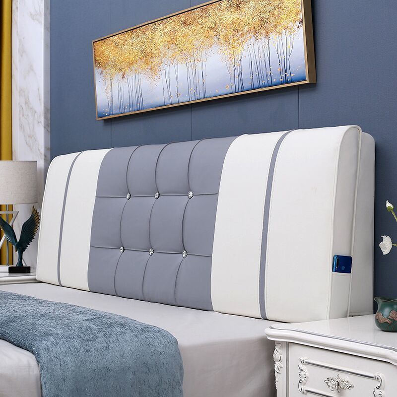 Headboard Cushion Full Cover Cushion Soft Cover Light Luxury Pillow Modern Tatami Simple Self-Adhesive Anti-Collision Head Fixation