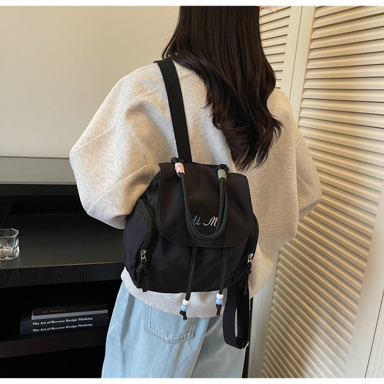 Foreign Order Fashion Super Popular Fresh Style Women's Backpack2025New Trendy and Stylish Handbag Commuting Small Backpack for Women