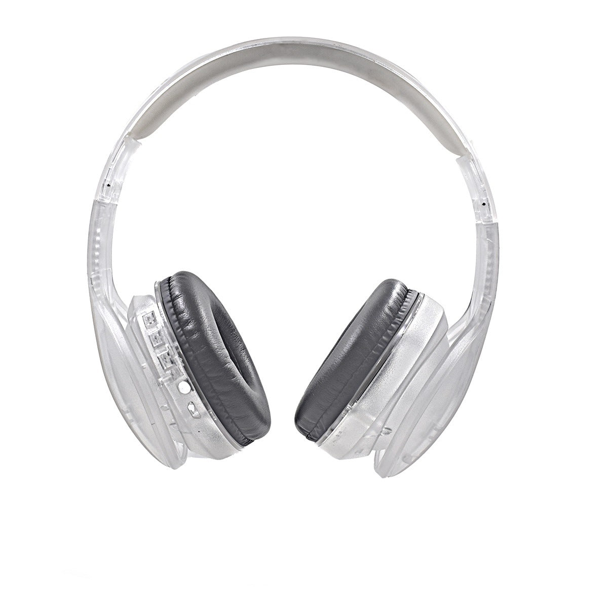 Cross-border New Transparent Headset Bluetooth Earphones Wired Gaming Bluetooth Earphones Noise Cancelling Headset