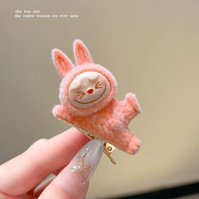 Cute Labubu Doll Hair Clip – Adorable Cartoon Accessory for Girls