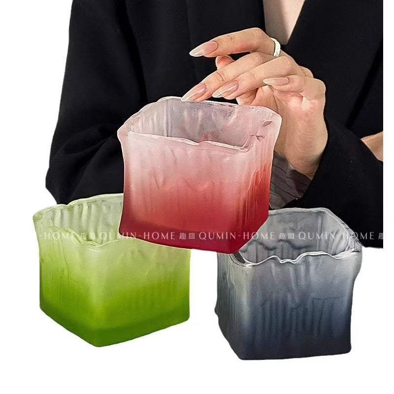 ins Fashionable Classic Creative Home Bedroom Hotel Office Trendy Glacier Glass Ashtray