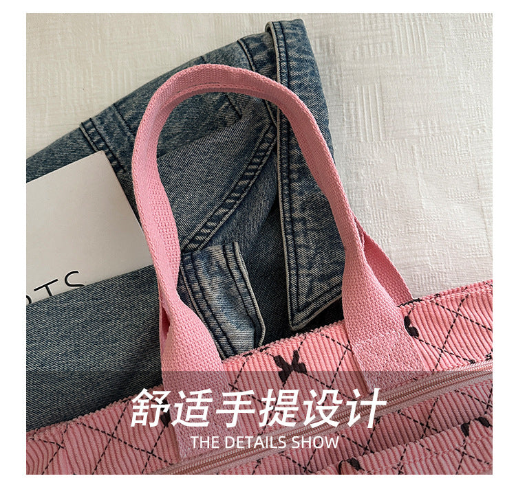 2025Summer New Simple Fashion Underarm Tote Bag This Year's Trendy Retro Commuter Shoulder Bag for Women