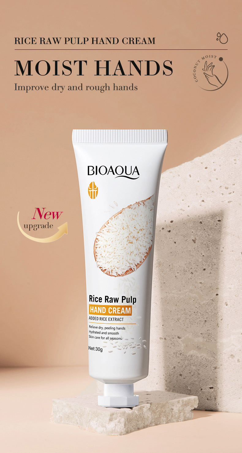Full English Rice Skincare Set BIOAOUA Rice Puree Series Six-Piece Set Box Cross-Border Wholesale